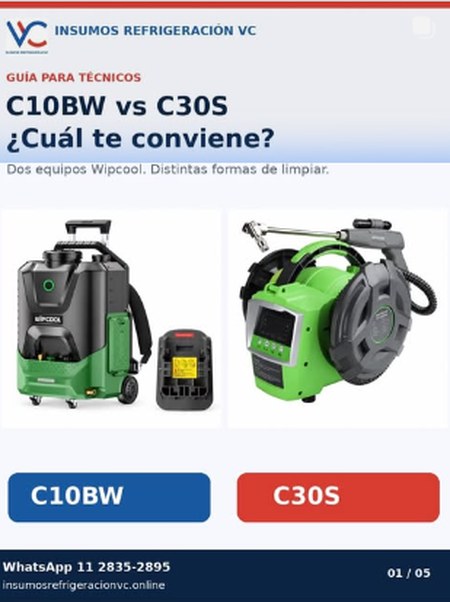 Guía: C10BW vs C30S Wipcool ¿Cuál hidrolavadora te conviene?