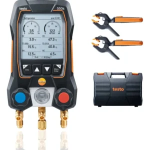 MANIFOLD TESTO 550S C/SONDAS DE TEMPERATURA