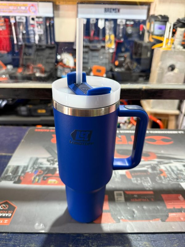 VASO TÉRMICO AZUL 1.2 LTS CON TAPA