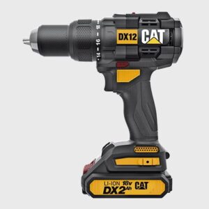TALADRO ATORNILLADOR C/PERCUSION DX12 18V CAT