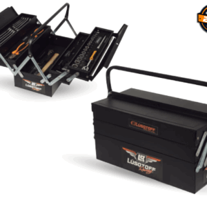 KIT DE HERRAMIENTAS EN CAJA METÁLICA 64 PIEZAS