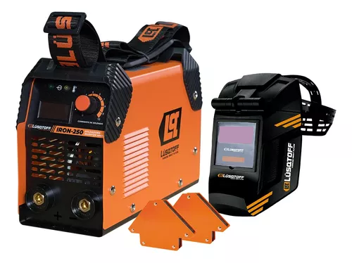 SOLDADORA INVERTER IRON-250 + 2 LQE-6001