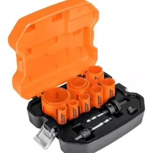 Juego De Sierra Copa Bimetal 11 + 2 Mandriles Truper 15411