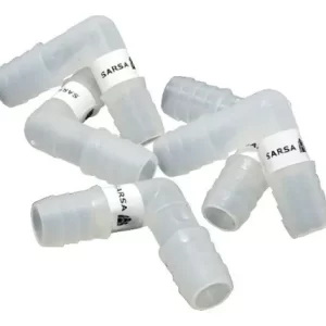 CODO PLASTICO P/MANG. CRISTAL 5/8 Y 1/2