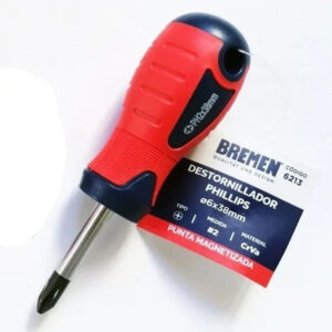 Destornillador Phillips Corto Ph2 X 38mm Imantado Bremen