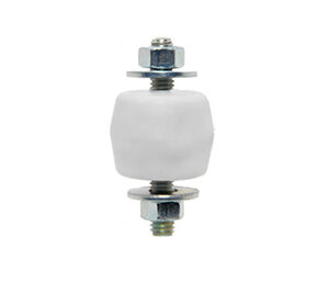 TACO DE GOMA BLANCO P/ MENSULA C/ TORNILLOS X4