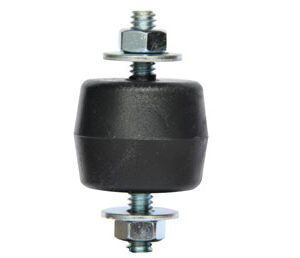 TACO DE GOMA NGRO. P/ MÉNSULA C/ TORNILLOS X4