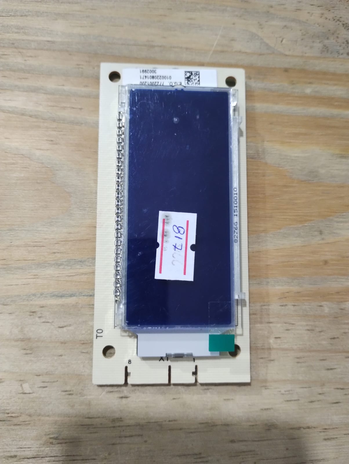 PANTALLA CONJUNTO LCD D08 DR.EXC.AZUL 8.12P