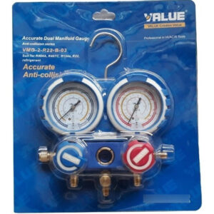 Manifold Value R-22 R-134 R-404 R407 Vmg-2-22-b-03 Sin Mangueras