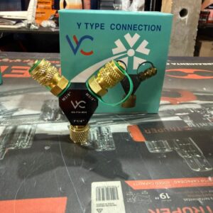 CONECTOR Y PARA BOMBA DE VACIO MARCA VC 3/8 - 3/8 - 1/4