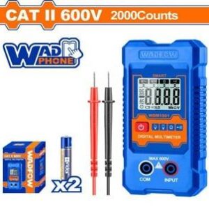 TESTER DIGITAL AUTORANGO 600V-600K/OHMS WADFOW