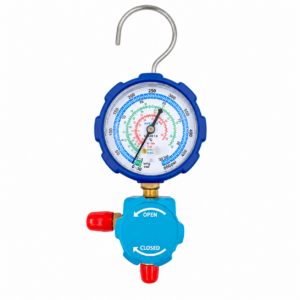 MANIFOLD DSZH 1 VIA R-22/404/407/410 1/4"x1/4" (BAJA)